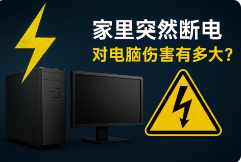 家里突然断电，对电脑伤害到底有多大？90% 的人都理解错了 封面