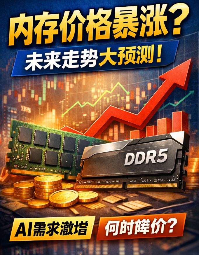 📈 内存价格为何这么高?一文看懂市场现状与未来走势
